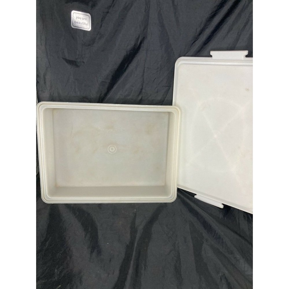 Tupperware #290  9"x13" Cake Deli Storage Casserole Container Sheer With Lid